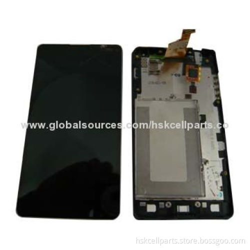 Wholesale LCD Display for LG E975, with Touch Screen and Frame